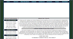 Desktop Screenshot of anchorbaptistchurchwrga.com